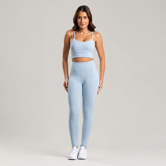 Conjunto com Bolso Fitness Zero Transparência