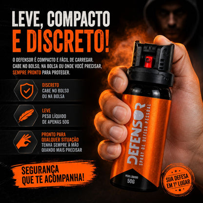 Spray De Pimenta Defesa Pessoal Defensor Piperina