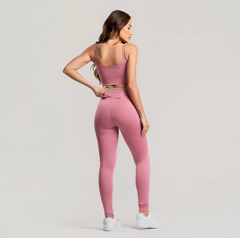 Conjunto com Bolso Fitness Zero Transparência