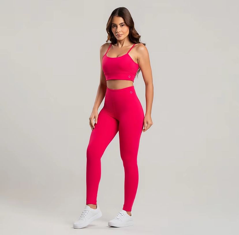 Conjunto com Bolso Fitness Zero Transparência